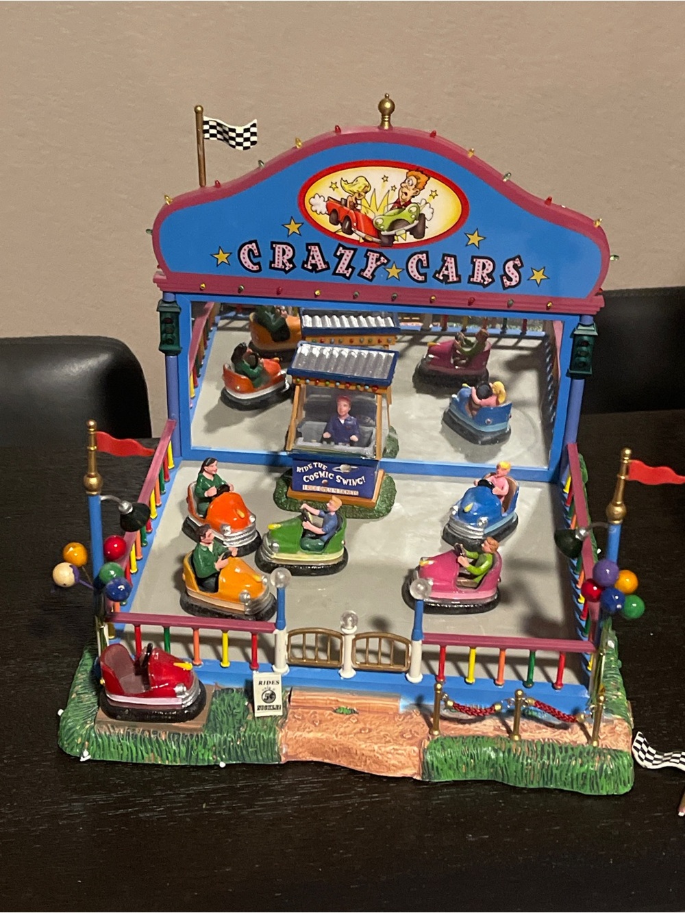 Lenox Crazy Cars Bumper Cars Blue, Pink, Orange, Green, Red. No adapter